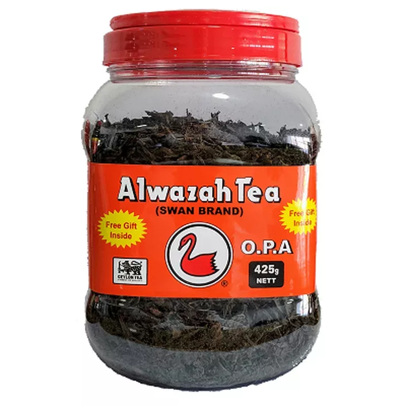 – – 450| Alwazah Tea – Ceylon Black Tea O.P.APlastic Jar – 425 g