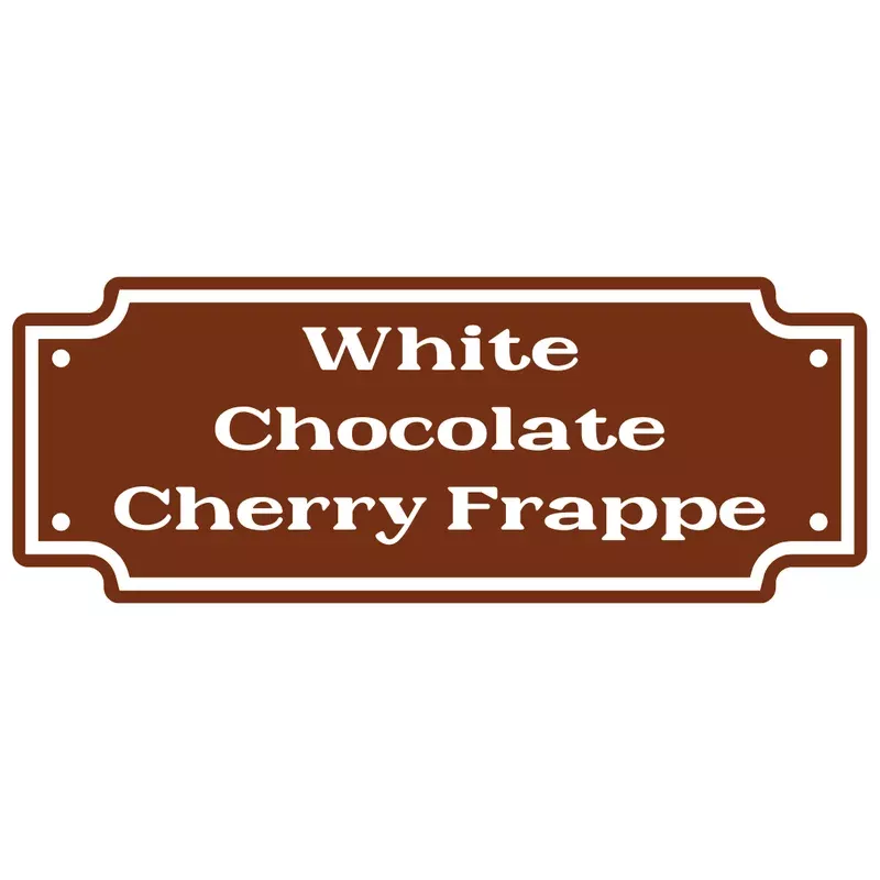 White Chocolate Cherry Frappe